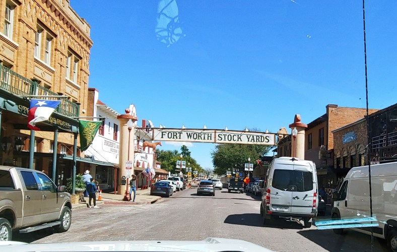 stockyards sign