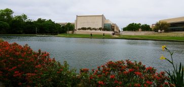 Bush library pond